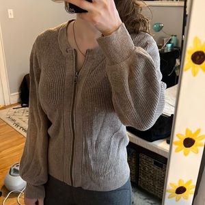 Zip up sweater